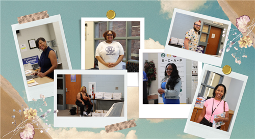 Staff on the first day of school